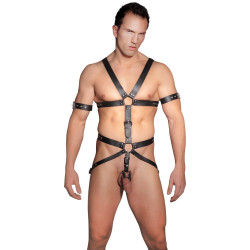 Zado Harnais complet en cuir Zado Noir